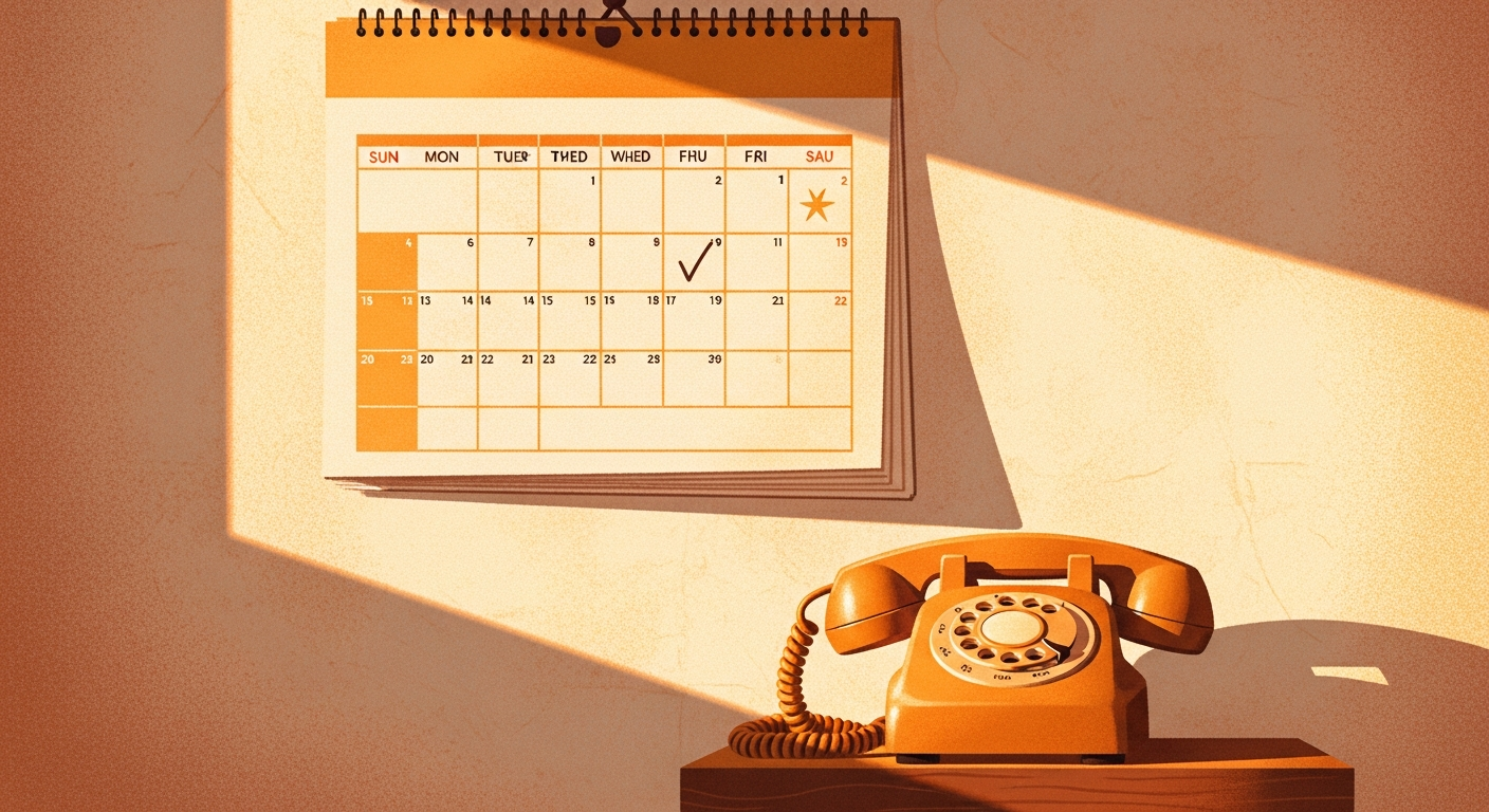 The Power of a Standing Call: Small Rituals That Hold a Life Together